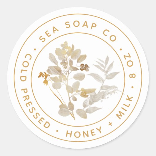 Productlabel Ronde Sticker (Voorkant)