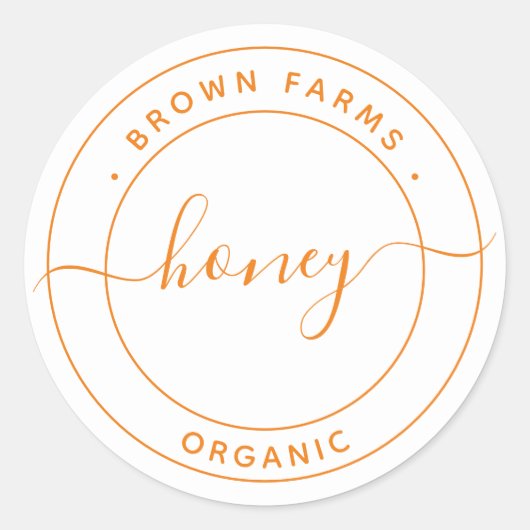 Productlabel Ronde Sticker (Voorkant)