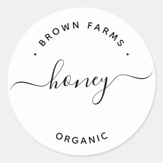 Productlabel Ronde Sticker (Voorkant)