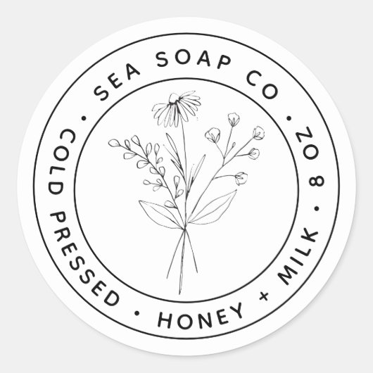 Productlabel Ronde Sticker (Voorkant)