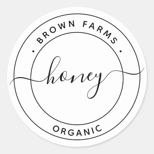 Productlabel Ronde Sticker (Voorkant)