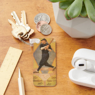  productlabelkunst, Boston Garter voor sokken Sleutelhanger