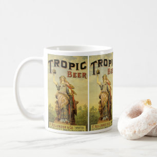 productlabelkunst, Tropische bier Gladiator Koffiemok