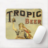  productlabelkunst, Tropische bier Gladiator Muismat (Met muis)