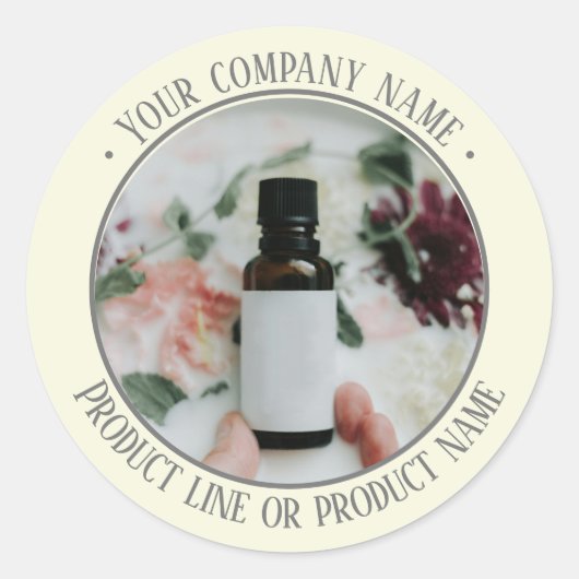 Productpromotie stickerblad ronde sticker (Voorkant)