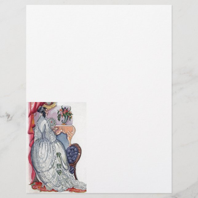 Producttitel: Elegante Victoriaans bruid bruiloft (Voorkant)