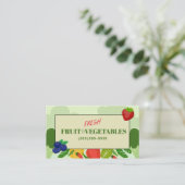 Produire Carte de visite de fruits et légumes (Debout devant)