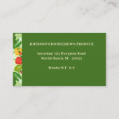 Produire Carte de visite de fruits et légumes (Dos)