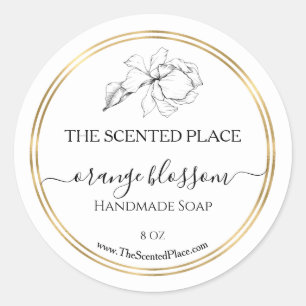 Produit de beauté étiquette savon étiquette  modèl