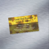 Produit de miel d'abeilles local Cartes de visite  (In Situ)