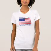 Produit de T-shirt d'immigration (Devant)