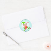 Produit d'elfe de Noël & Étiquette de pot fait mai (Enveloppe)