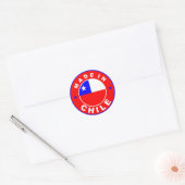 produit fabriqué au chili pays drapeau étiquette r (Enveloppe)