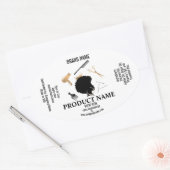 Produit modèle de Étiquette de cheveux (Enveloppe)