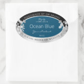 Produit personnalisé Étiquettes Océan Bleu avec ca (Sac)