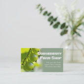 Produits agricoles biologiques CC0209 Carte de vis (Debout devant)