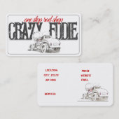 Produits chauds et automobiles - Idées Cartes de v (Devant / Derrière)