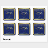 Produits Classy Packaging Étiquette Bleu foncé et  (Feuille)