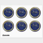 Produits Classy Packaging Étiquette Bleu foncé et  (Feuille)