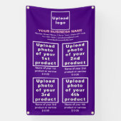 Produits d'affaires sur la bannière Portrait pourp (Verticale)