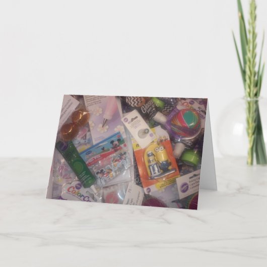 "Produits d'anniversaire" Carte d'anniversaire (Devant)