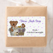 Produits de bain Étiquettes (En situation)