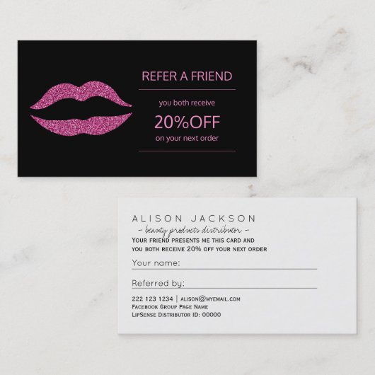 Produits de beauté distributeur référence lèvres r (Devant / Derrière)