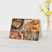 Produits de boulangerie, un Carte pour notes de Br (Fleur jaune)