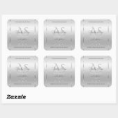 Produits de luxe en argent Diamants Étiquette et M (Feuille)