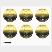 Produits de luxe Étiquette Bijoux Monogram Logo (Feuille)