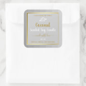 Produits de noix de coco Emballage Étiquette or gr (Sac)