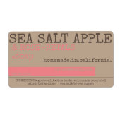 Produits Étiquettes Savon ou bougies Rustique Vint (Devant)