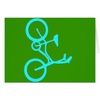 Produits frais de bicyclette de turquoise