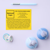 Produits ou services d'affaires sur le prospectus (Simple)