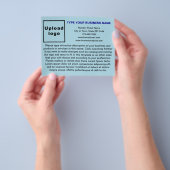 Produits ou services d'affaires sur prospectus ble (main)