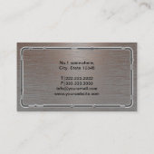 Produpatie van elektrische buizen visitekaartje (Achterkant)