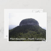 Proef Berg - Noord-Carolina Briefkaart (Voorkant / Achterkant)