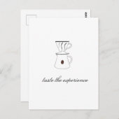 Proef de ervaring briefkaart (Voorkant / Achterkant)