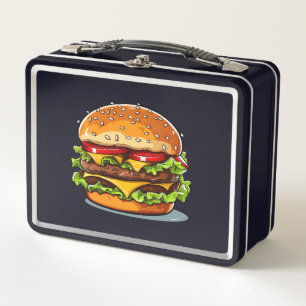 Proef de regenboog: Bursting Burger Lunch Box