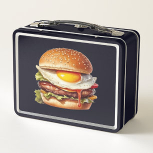 Proef de regenboog: Bursting Burger Lunch Box