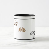 Proef en geniet van mok is een perfecte appetizing (Midden)