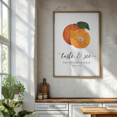 Proef en zie Sinaasappels Bijbelkunst Print