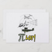 Proef Funny PI Day Nerdy Word Play Feestdagenkaart (Voorkant / Achterkant)