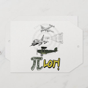 Proef Funny PI Day Nerdy Word Play Feestdagenkaart