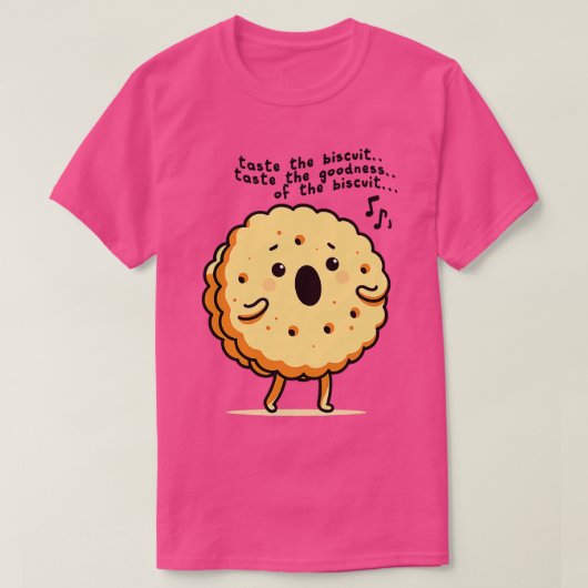 Proef het koekje t-shirt (Design voorkant)