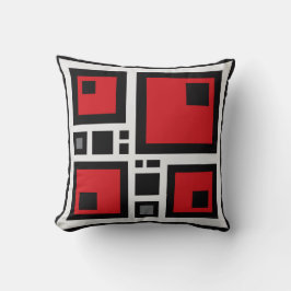 Proef in moderne geometrische abstracte stijl kussen