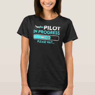 Proef in uitvoering Toekomstig Speelgoed-vliegtuig T-shirt