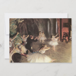 Proef op het toneel door Edgar Degas