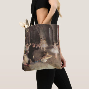 Proef op het toneel door Edgar Degas Draagtas