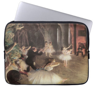 Proef op het toneel door Edgar Degas Laptop Sleeve